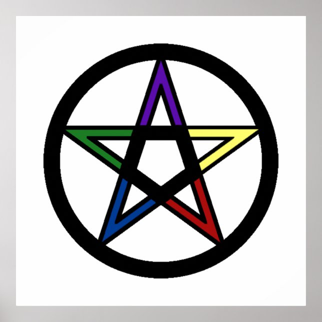 Poster Pentacle élémentaire (Devant)