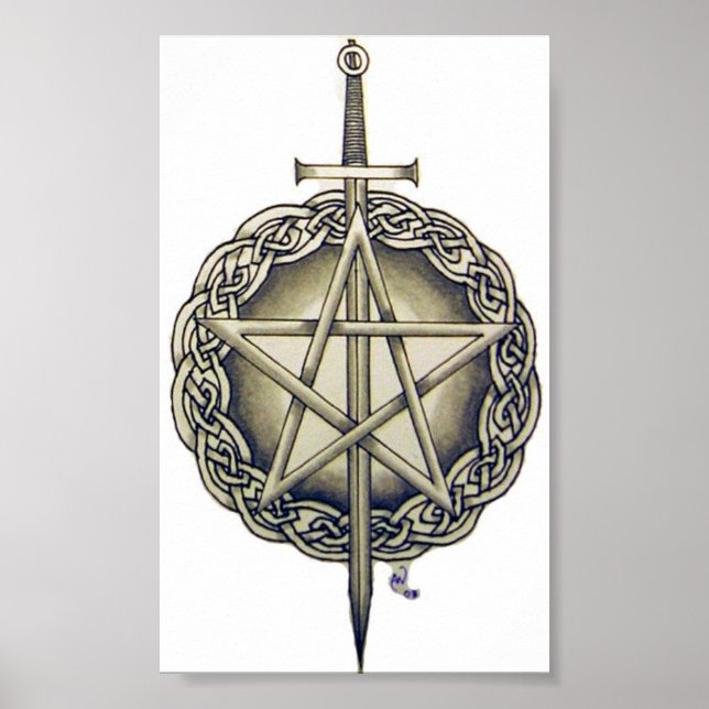 Poster Pentacle irlandais (Devant)