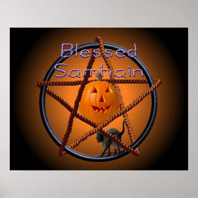 Poster pentacle samhain (Devant)
