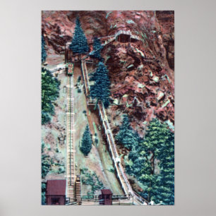 Poster Pente de ressorts de Colorado Springs le Colorado
