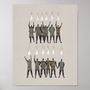 Poster Pentecôte Bible Art - Saint-Esprit Imprimer, Tongu