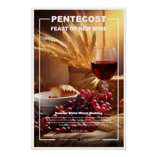 Poster Pentecôte - Nouveau vin