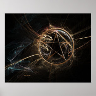 Poster Pentegram (16 po x 20 po)