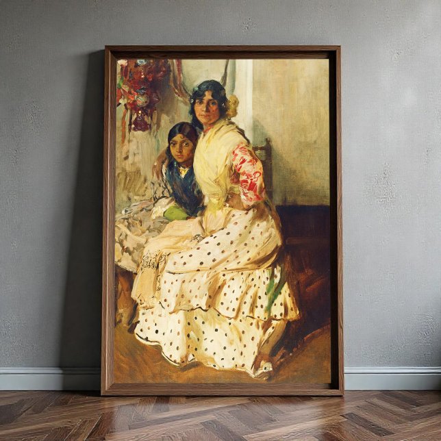 Poster Pepilla et sa fille Joaquín Sorolla (Créateur téléchargé)
