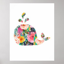 Pépinière murale de baleine