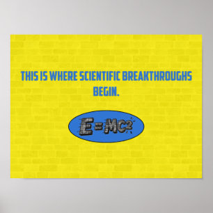 Poster Percées Scientifiques Commencent Ici   STEM