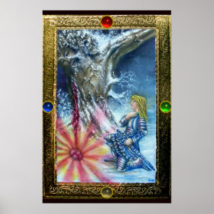 POSTER PERCEVAL ET VISION DU SAINT GRAAL