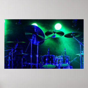 Poster Percussion brumeuse