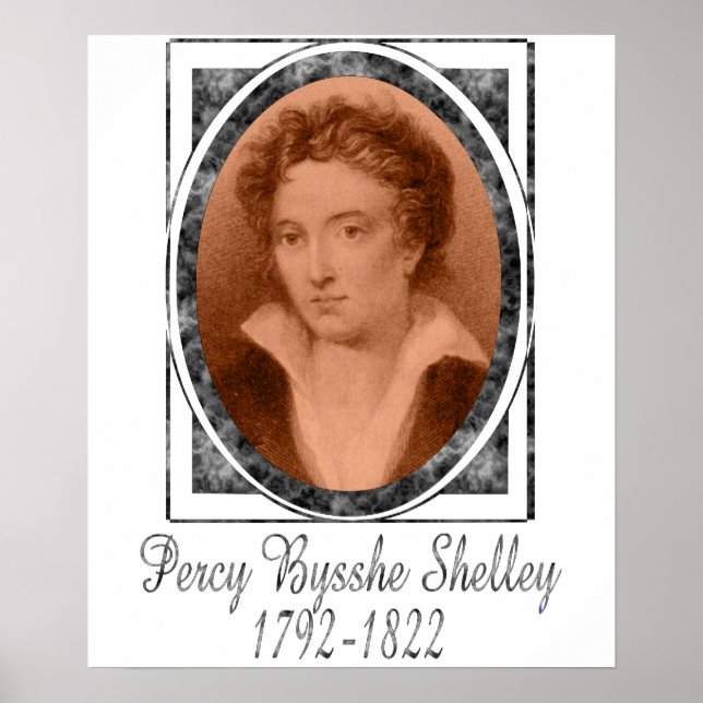 Poster Percy Bysshe Shelley (Devant)