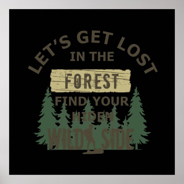 Poster Perdons-nous dans la forêt (Devant)
