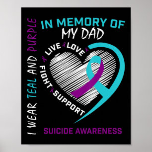 Poster Perdre Père En Mémoire De Mon Père Suicide Sensibi