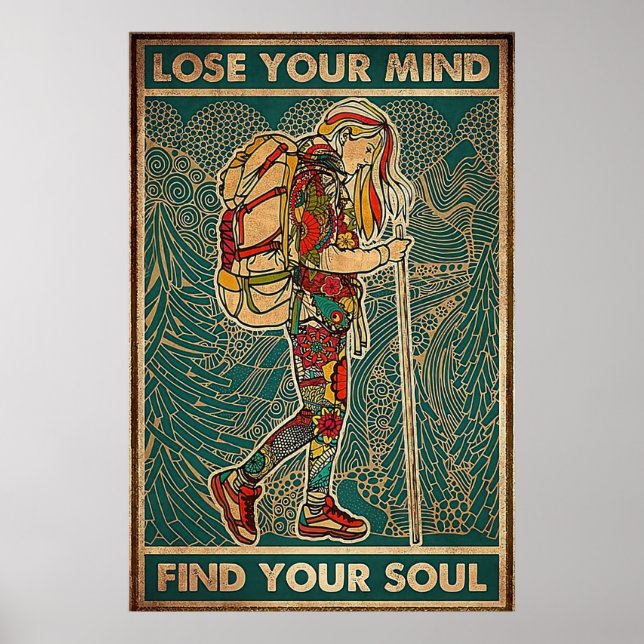 Poster Perdre votre esprit Trouver votre âme (Devant)