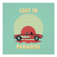 Perdu au paradis – Couleur Rétro d'un Cabriolet au