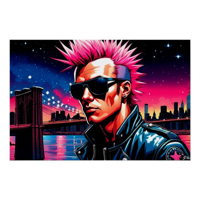 POSTER PERDU GARÇONS-PUNK DANS LA VILLE 5 (Devant)