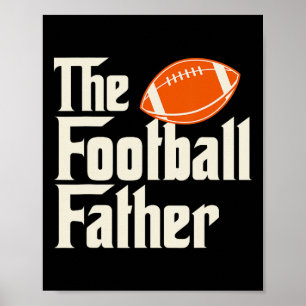 Poster Père de football - Fête des pères dimanche Ball Ga