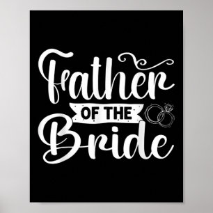 Poster Père De La Mariée Drôle Mariage Bachelor Party