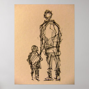 Poster Père&Enfant