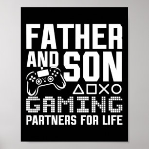 Poster Père Et Fils Partenaires De Jeux Pour La Vie Jeu D
