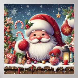 Poster père Noël