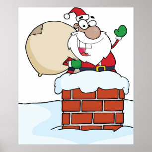 Poster Père Noël à la recherche d'un avenir