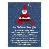 Père Noël Abstraite, Recrutement Saisonnier Public
