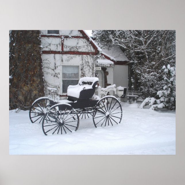 Poster Père Noël arrive ! (Devant)