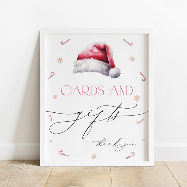 Poster Père Noël Baby Christmas Baby showers cartes et ca (Créateur téléchargé)
