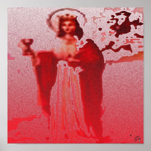 Poster père Noël barbara (Devant)