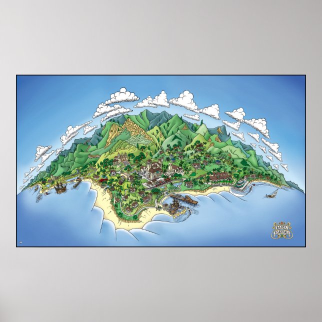 Poster Père Noël Barbaratopia (Devant)