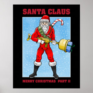 Poster Père Noël Joyeux Noël 2ème partie