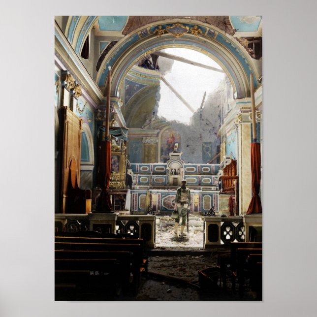 Poster Père Noël Maria degli Angeli, Acerno, Italie 1943 (Devant)