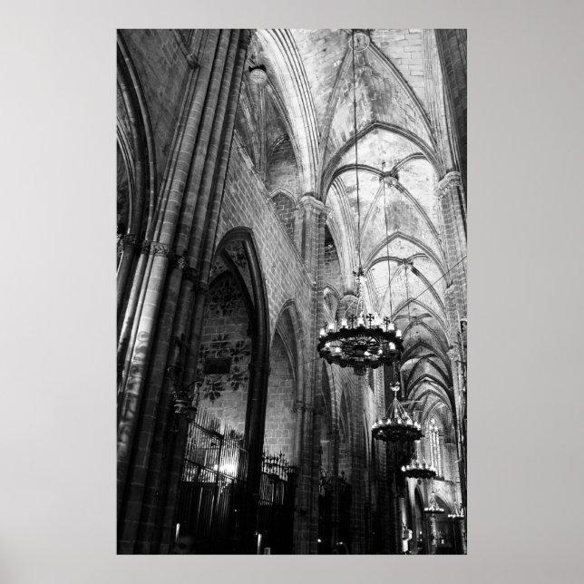 Poster Père Noël Maria del Mar, Barcelone (Devant)