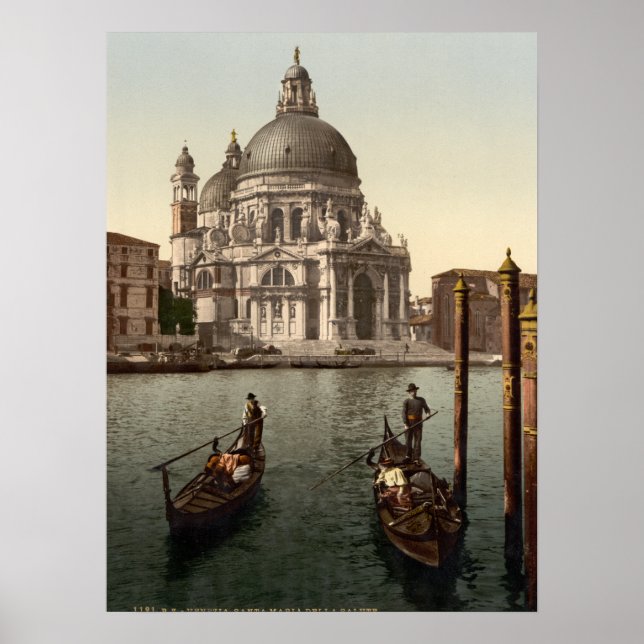 Poster Père Noël Maria della Salute I, Venise, Italie (Devant)