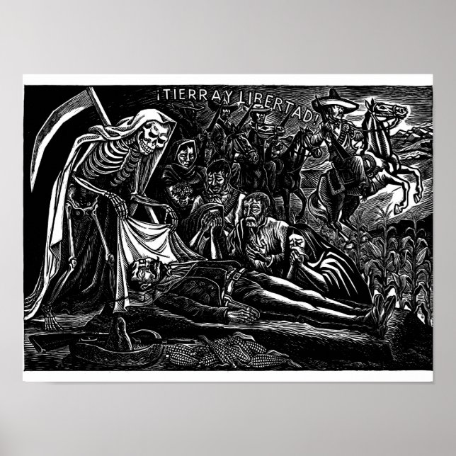 Poster Père Noël Muerte et le Soldat c. 1951 Mexique. (Devant)