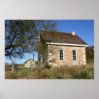 Poster Père Noël Rosa, Texas