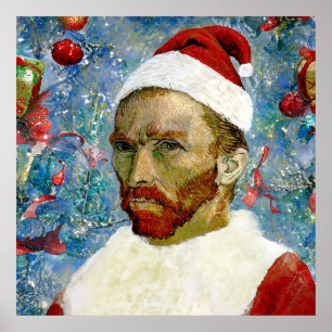 Poster Père Noël, Van Gogh