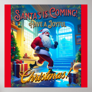 Poster Père Noël vient de Chimney !