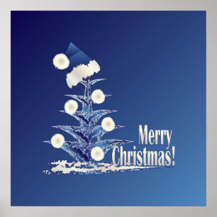 Poster Père Noël's Christmas tree