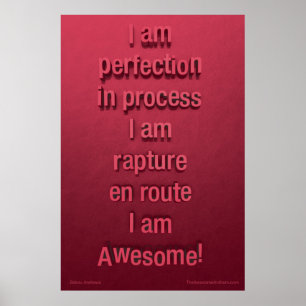 Poster "PERFECTION" génial (Confiance)