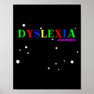 Poster Performance de sensibilisation à la dyslexie