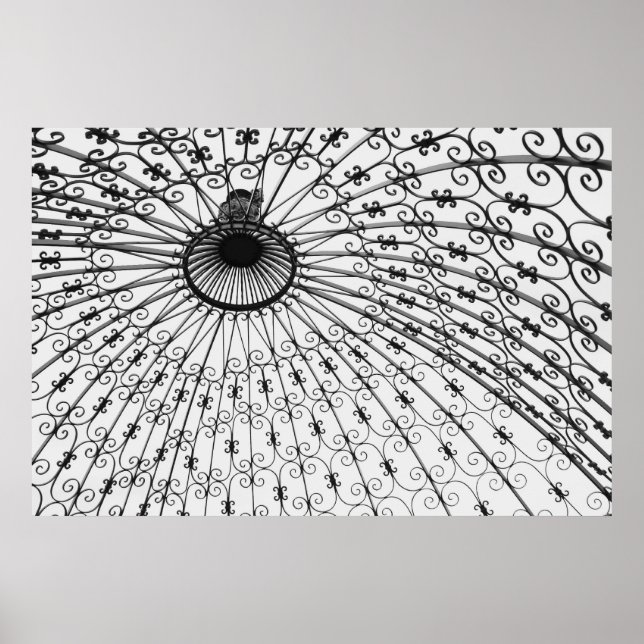 Poster Pergola de fer, Jardins du Musée Gilcrease. 2008 (Devant)