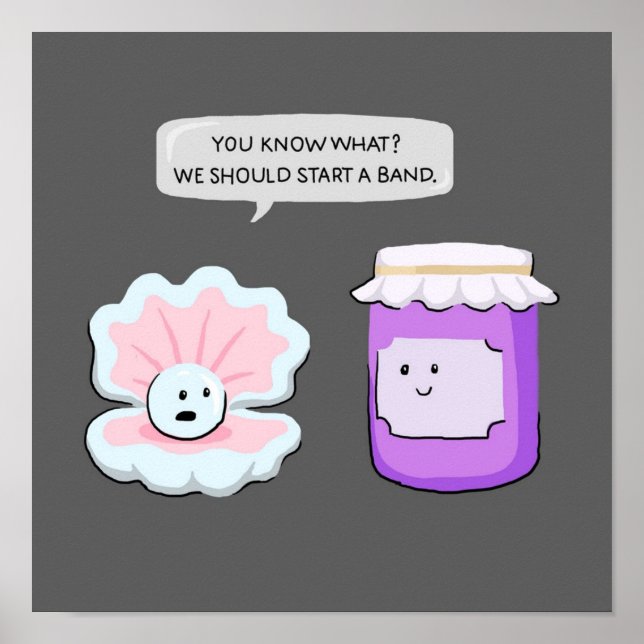 Poster Perle Et Jam Commencer Un Groupe (Devant)