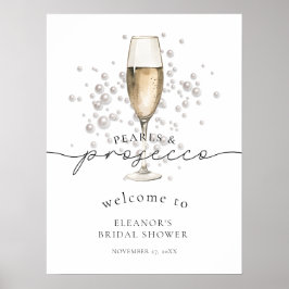 Poster Perles d'aquarelle. & Fête des mariées de poursuit
