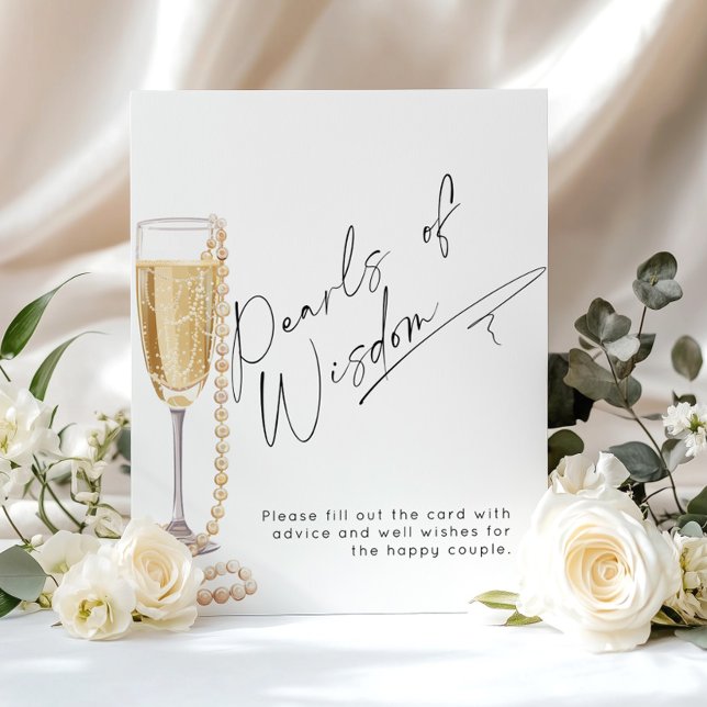 Poster Perles de sagesse Conseils et voeux pour couple (Créateur téléchargé)