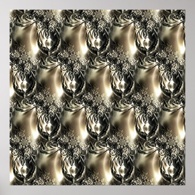 Poster Perles dorées (Devant)