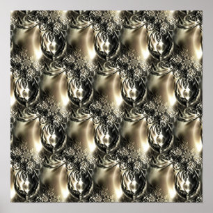 Poster Perles dorées