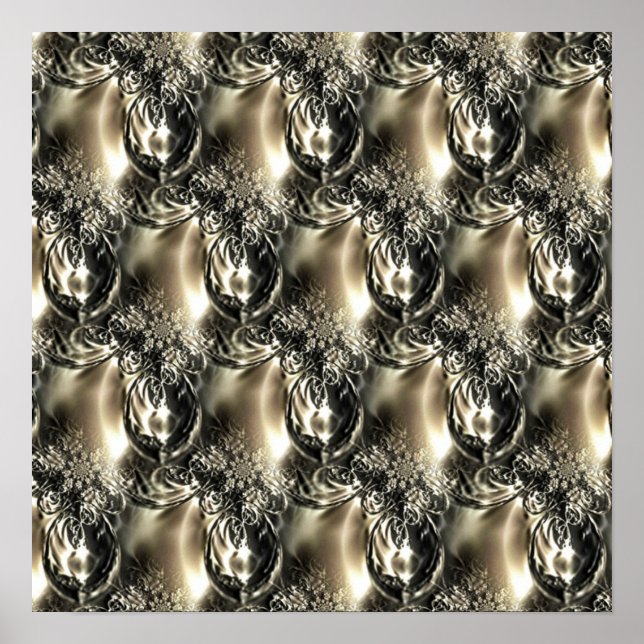 Poster Perles dorées (Devant)