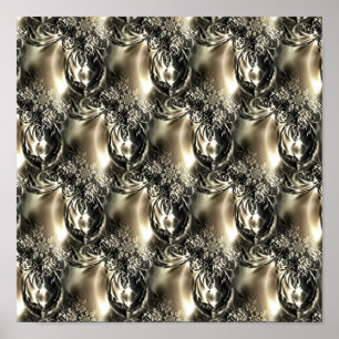 Poster Perles dorées