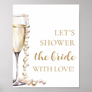 Poster Perles Pourfendez La Mariée Avec Amour