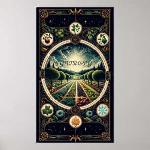 Poster Permaculture "Conception Syntropique"